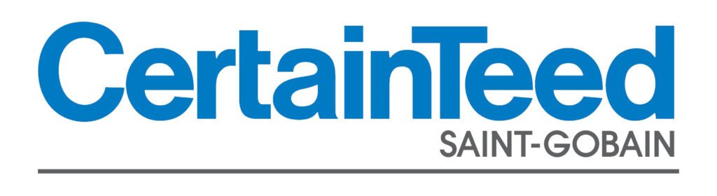 A blue and white logo of the company sustain tech.